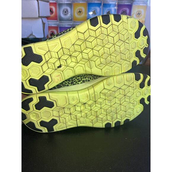 Nike Free 5.0 Women's Size 8 TR Fit Print Running Shoes Volt Yellow 704695-010 - Picture 7 of 8